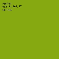 #86A911 - Citron Color Image