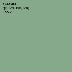 #86A98B - Envy Color Image