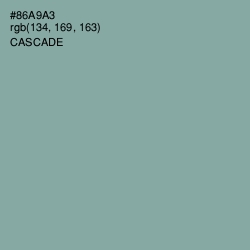 #86A9A3 - Cascade Color Image