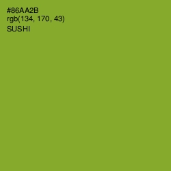 #86AA2B - Sushi Color Image