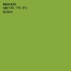 #86AA3D - Sushi Color Image