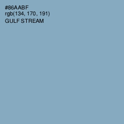 #86AABF - Gulf Stream Color Image