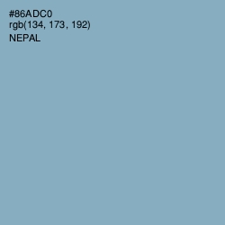 #86ADC0 - Nepal Color Image