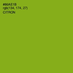 #86AE1B - Citron Color Image
