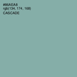 #86AEA8 - Cascade Color Image