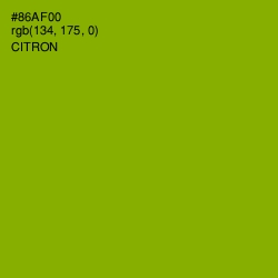 #86AF00 - Citron Color Image