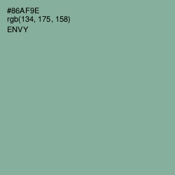 #86AF9E - Envy Color Image