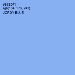 #86B0F1 - Jordy Blue Color Image