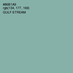 #86B1A9 - Gulf Stream Color Image