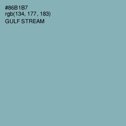 #86B1B7 - Gulf Stream Color Image