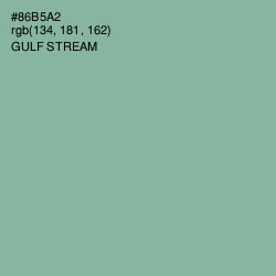 #86B5A2 - Gulf Stream Color Image