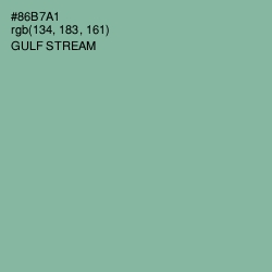 #86B7A1 - Gulf Stream Color Image