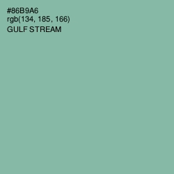 #86B9A6 - Gulf Stream Color Image