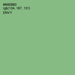 #86BB83 - Envy Color Image