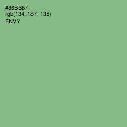 #86BB87 - Envy Color Image
