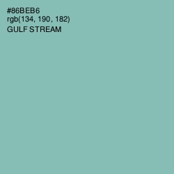 #86BEB6 - Gulf Stream Color Image
