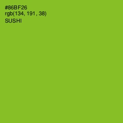 #86BF26 - Sushi Color Image