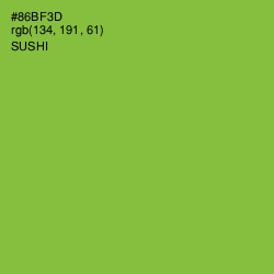 #86BF3D - Sushi Color Image