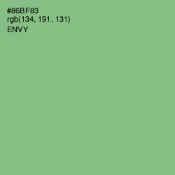 #86BF83 - Envy Color Image