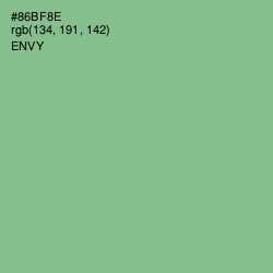 #86BF8E - Envy Color Image