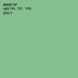 #86BF8F - Envy Color Image