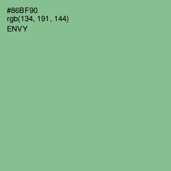 #86BF90 - Envy Color Image