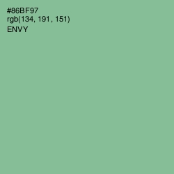 #86BF97 - Envy Color Image