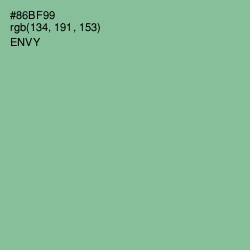 #86BF99 - Envy Color Image