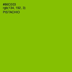 #86C003 - Pistachio Color Image
