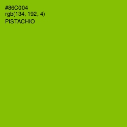 #86C004 - Pistachio Color Image