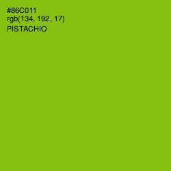 #86C011 - Pistachio Color Image