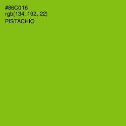 #86C016 - Pistachio Color Image