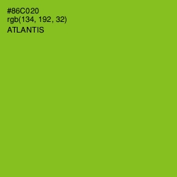 #86C020 - Atlantis Color Image