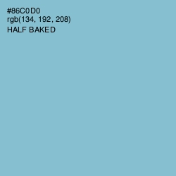 #86C0D0 - Half Baked Color Image