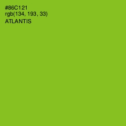 #86C121 - Atlantis Color Image