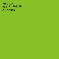 #86C127 - Atlantis Color Image