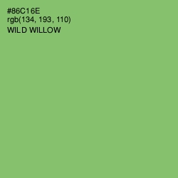 #86C16E - Wild Willow Color Image
