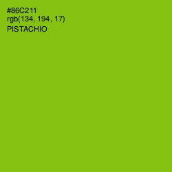 #86C211 - Pistachio Color Image