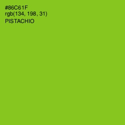 #86C61F - Pistachio Color Image