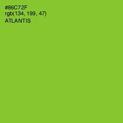 #86C72F - Atlantis Color Image