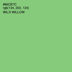 #86CB7C - Wild Willow Color Image