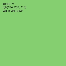 #86CF71 - Wild Willow Color Image