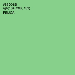 #86D08B - Feijoa Color Image