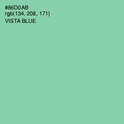 #86D0AB - Vista Blue Color Image