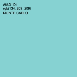 #86D1D1 - Monte Carlo Color Image