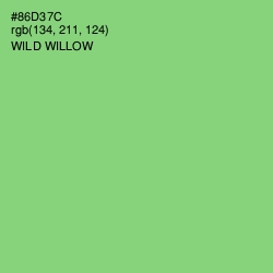 #86D37C - Wild Willow Color Image