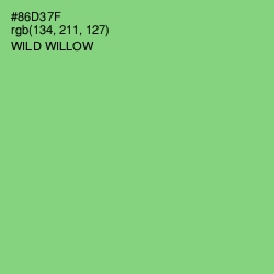 #86D37F - Wild Willow Color Image