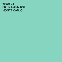 #86D5C1 - Monte Carlo Color Image