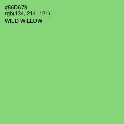 #86D679 - Wild Willow Color Image