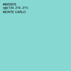 #86D8D3 - Monte Carlo Color Image